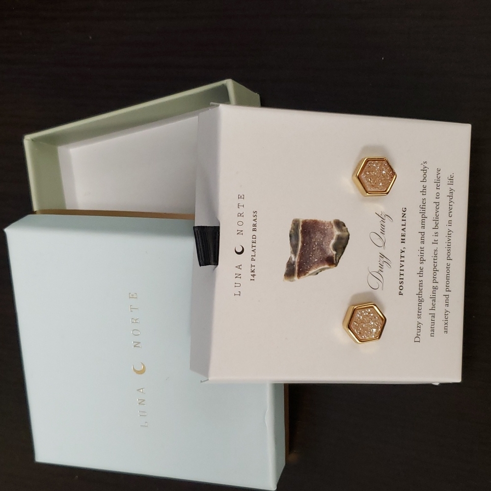 Gold Stud Earrings